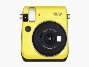 instax mini 70 in yellow